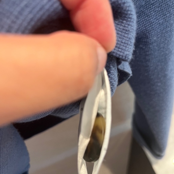 Sezane Blue Women's Cardigan Sweater - Picture 4 of 5